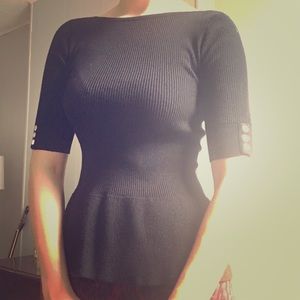 Peplum sweater