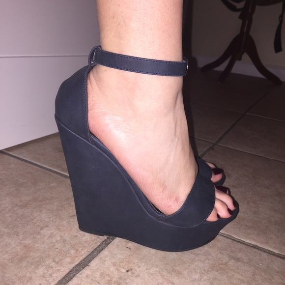 Call It Spring Navy Wedges - Picture 4 of 4