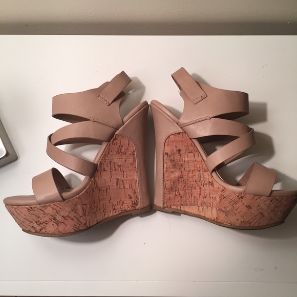 Nude wedges - Picture 3 of 3