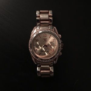 Rose gold watch