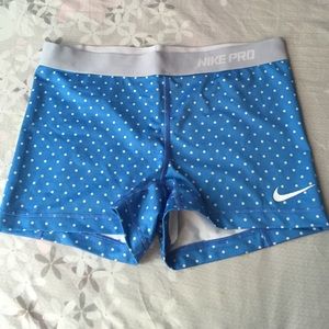 Nike pro spandex shorts
