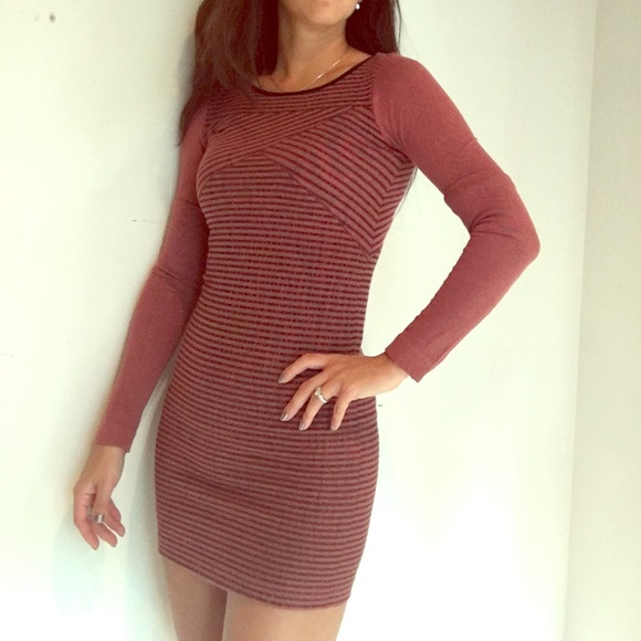 Free People ribbed bodycon dress - Picture 1 of 3