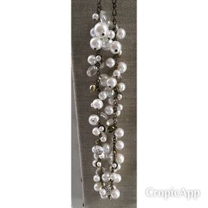 Chloe + Isabel Pearl and Crystal Drop Necklace