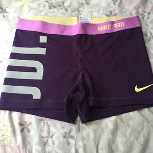 Nike pro spandex shorts