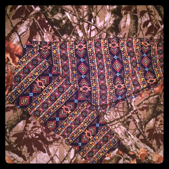 Trible print leggings