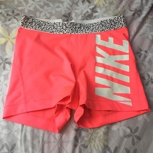 Nike pro spandex shorts