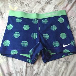 Nike pro spandex shorts