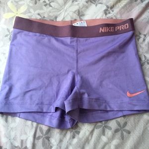 Nike pro spandex shorts