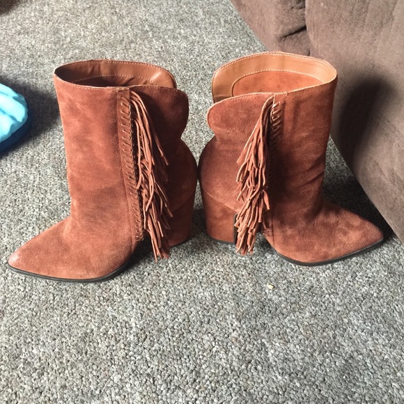 Dolce vita boots with fringe