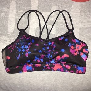 Lululemon sports bra Make a Move multi-colored