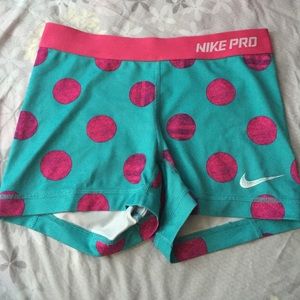 Nike pro spandex shorts