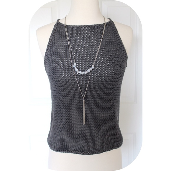 Banana Republic Tops - Grey Halter