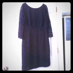 J. Crew Natalia Dress in Navy - size 14