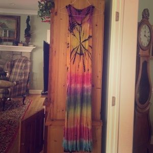 Tue dye maxi dress