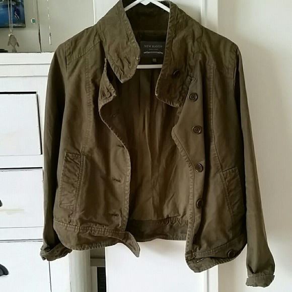 Madewell Jackets & Blazers - Madewell Olive Chino Jacket