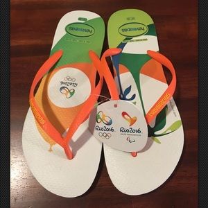 Havianas size 9 RIO OLYMPICS 2016 Flip Flop