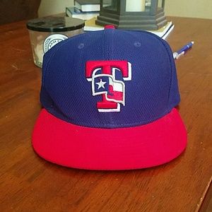 Texas Rangers Flat Bill Hat