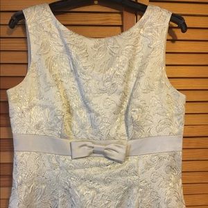 Cream and gold dress