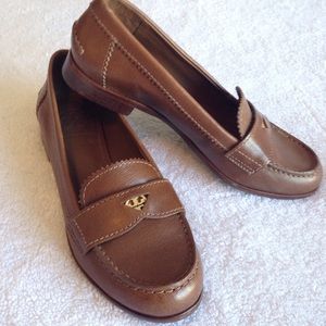 Tory Burch Penny Loafer - Brown Size 8