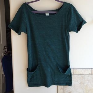 Alternative earth green tunic top