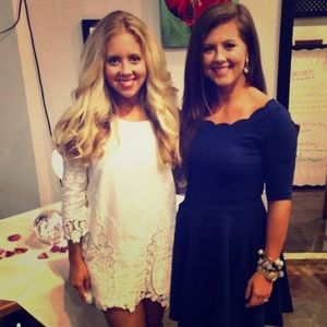 💕Goodnight Macaroon Dress- White/Lace💕