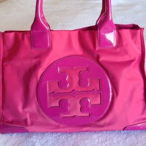 Tory Burch Pink Ella Tote