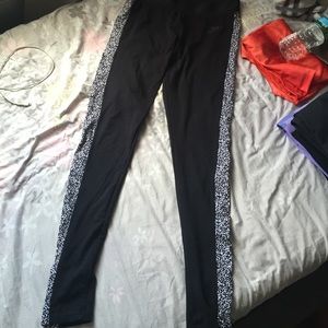 Nike black running tights leggings