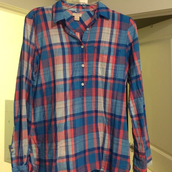 Jcrew popover shirt