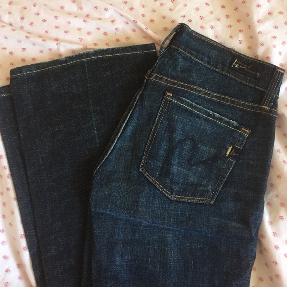Dark Indigo Citizens of Humanity Boot Cut Jeans