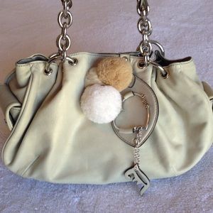 Juicy Couture Leather Handbag with Bag Charms