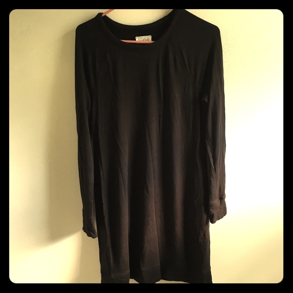 Lou & Grey Black Long Sleeve Dress