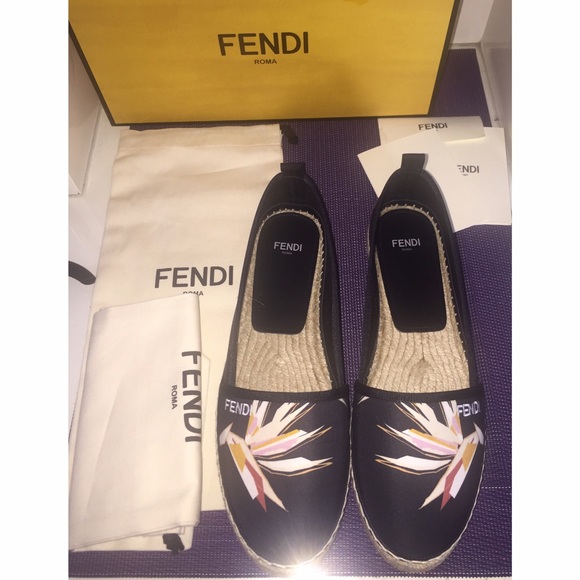 Fendi 'Junia' Espadrille Flat