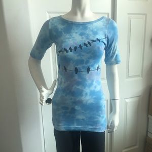 Eco-centric SS Ballet Neck Tee 100% cotton 1x1 Rib