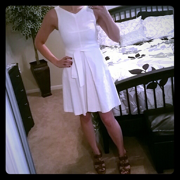 Flirty white dress