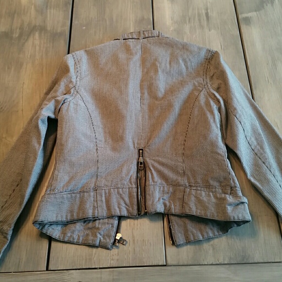 Black & White Moto Jacket - Picture 3 of 4