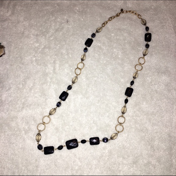 Black and gold necklace