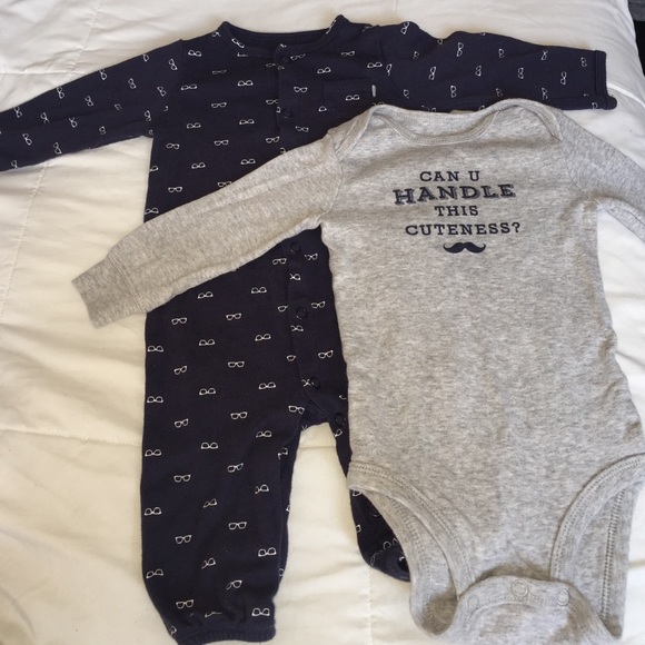 Bundle 2 baby boy onsies