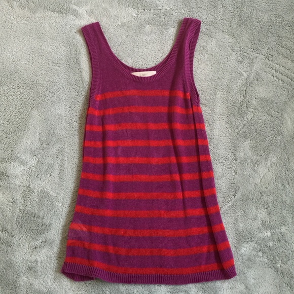 Ann Taylor Loft Sheer Sweater Tank