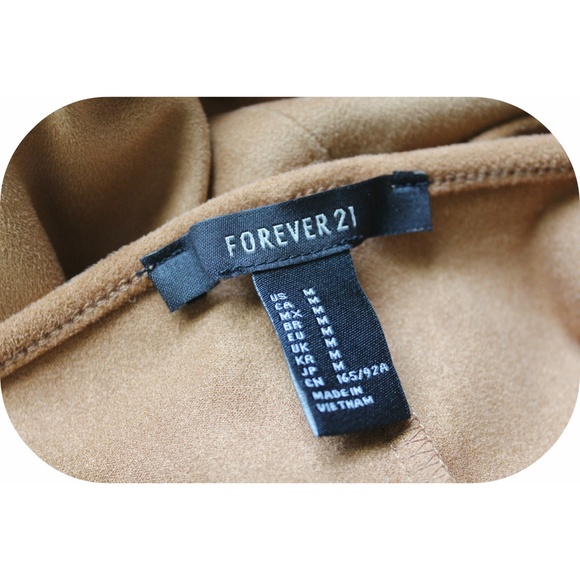 Faux-Suede Crop Top - Picture 3 of 4