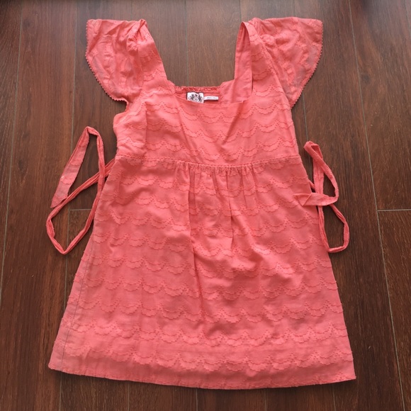 Juicy Couture sz md coral printed tunic w/ print