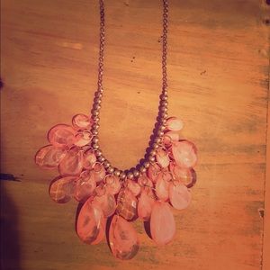 Light Pink Statement Necklace