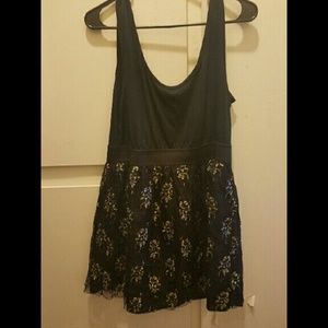 Elastic Empire Waist Tank Dress, Winter 2016