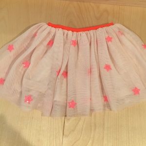 Zara baby pink star tutu 2/3 years