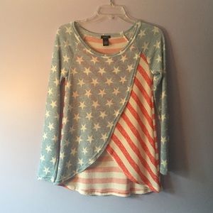 American Flag Long Sleeve Shirt