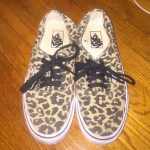 Cheetah print Vans