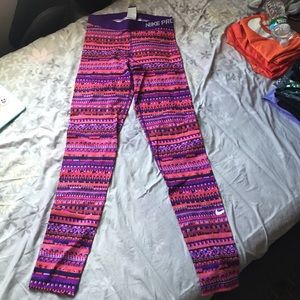 Nike pro running tights leggings