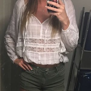 Free people White blouse