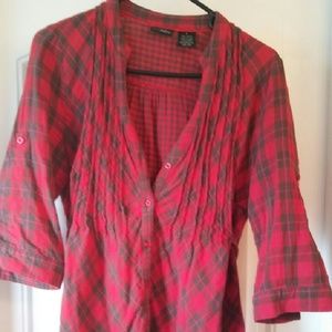 Long flannel shirt