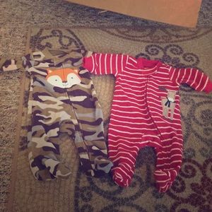 Carters onesie size Newborn