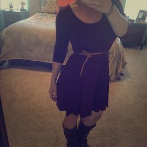 Burgundy sweater dress! ❤️